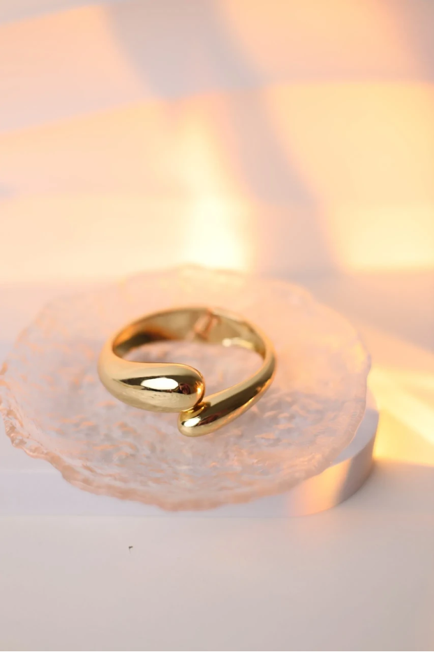 Браслет крапля велике у золотому кольорі (950) - фото 2