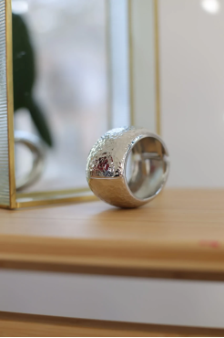 Браслет широкий у срібному кольорі (950/15) - фото 2