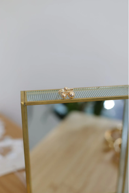 Каблучка у золотому кольорі (649/25)