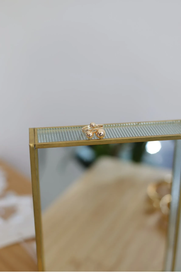 Каблучка у золотому кольорі (649/25) - фото 1