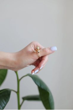 Каблучка у золотому кольорі (649/25) - фото 2