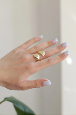 Каблучка у золотому кольорі (649/252) - фото 1