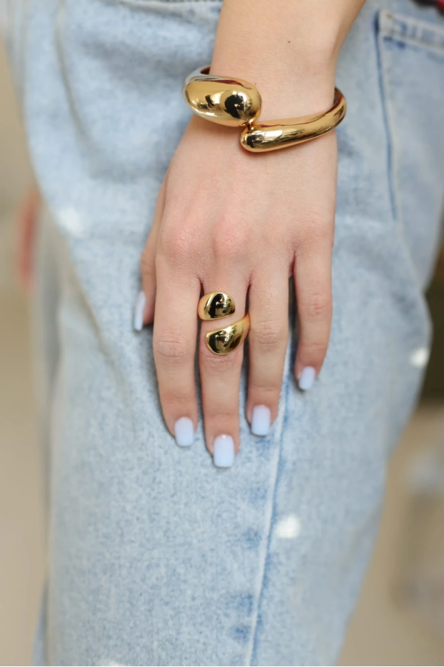 Каблучка у золотому кольорі (649/252) - фото 3