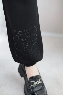 Костюм стрази 52 чорний (8032) - фото 7