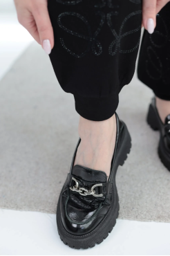 Костюм стрази 52 чорний (8032) - фото 10