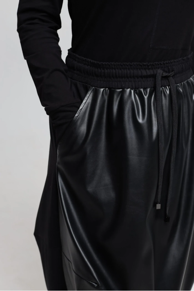 Спідниця комбінована 50-52 чорна (2233bМ) - фото 6