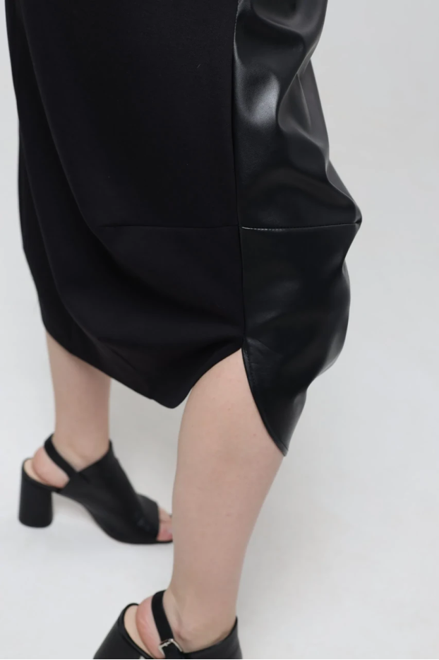 Спідниця комбінована 50-52 чорна (2233bМ) - фото 7