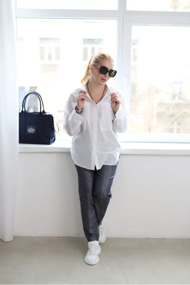 Сорочка батист 50-52 біла (333S) - фото 8