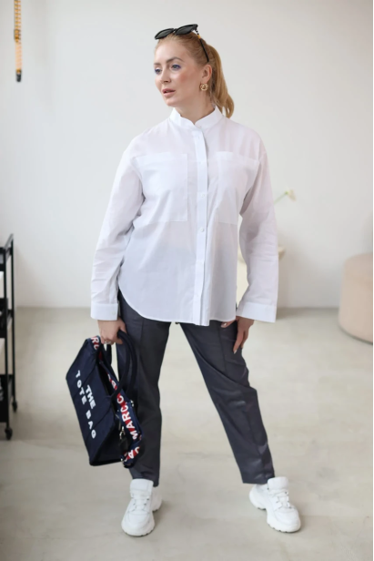 Сорочка батист 46-50 біла (333XS)