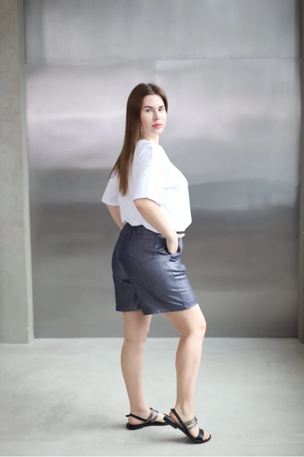 Шорти МК джинсові 46-48 сині (1112bS) - фото 2