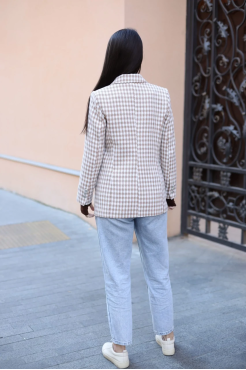 Піджак жіночий 46-48 бежевий (201ХS) - фото 2