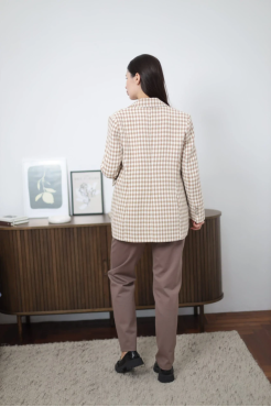 Піджак жіночий 46-48 бежевий (201ХS) - фото 4