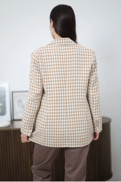 Піджак жіночий 46-48 бежевий (201ХS) - фото 5