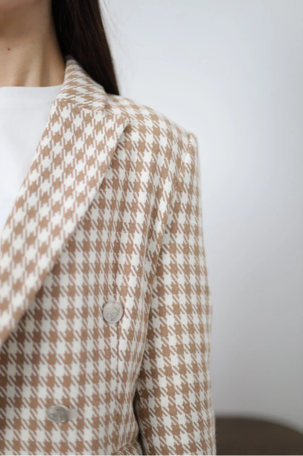 Піджак жіночий 46-48 бежевий (201ХS) - фото 10