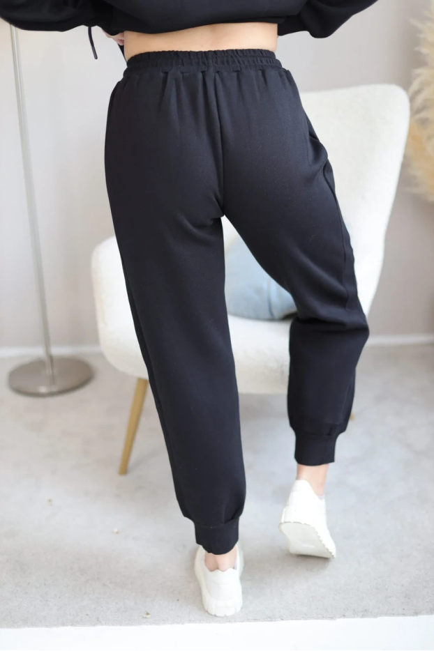 Костюм на блискавці 54-56 чорний (038Мb) - фото 4