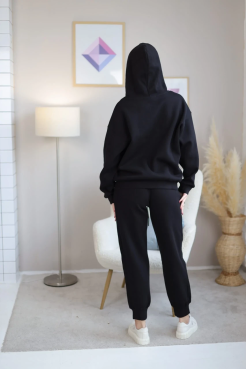 Костюм на блискавці 46-54 чорний (038Sb) - фото 3