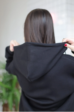 Костюм на блискавці 46-54 чорний (038Sb) - фото 5