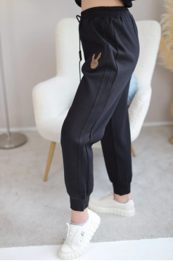 Костюм на блискавці 46-54 чорний (038Sb) - фото 6