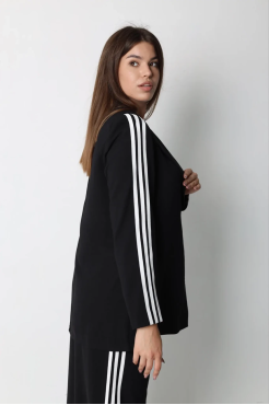 Костюм двійка з лампасами 42 чорний (301Т/36b) - фото 5