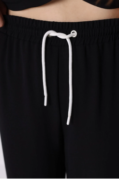 Костюм двійка з лампасами 42 чорний (301Т/36b) - фото 9