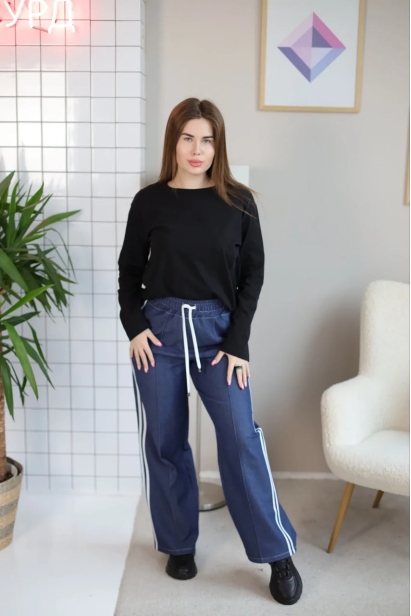 Лонгслів жіночий 54-56 чорний (470Lb)