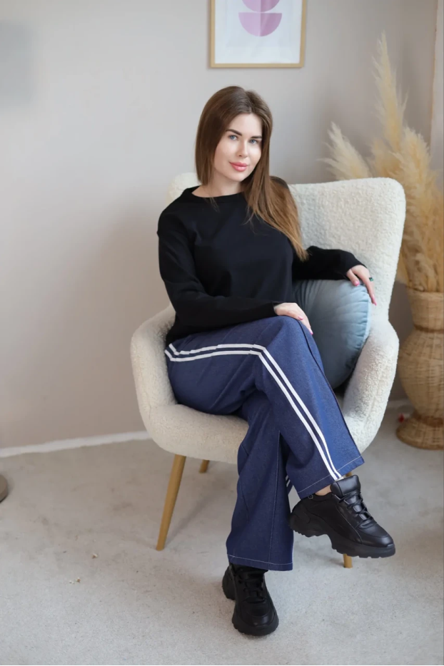 Лонгслів жіночий 52-54 чорний (470Мb) - фото 7