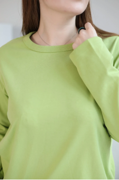 Лонгслів жіночий 52-54 салатовий (470М) - фото 3
