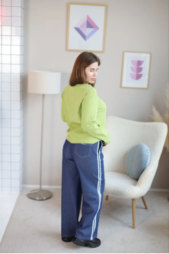 Лонгслів жіночий 52-54 салатовий (470М) - фото 8