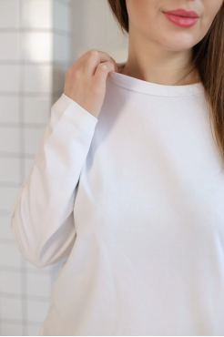 Лонгслів жіночий 50-52 білий (470Sw) - фото 3