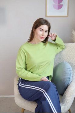 Лонгслів жіночий 46-50 салатовий (470ХS) - фото 10