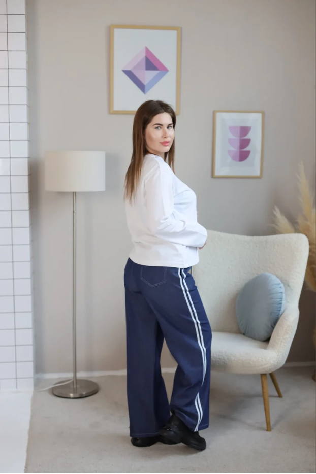 Лонгслів жіночий 46-50 білий (470ХSw) - фото 5