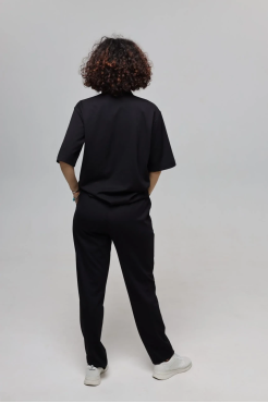 Кофтинка комбінована 44-50 чорна (2233Sbl) - фото 3