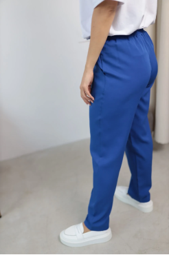 Брюки жіночі зі стрілкою MK 46-48 сині (1099/1s S) - фото 3