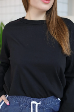 Лонгслів жіночий 50-52 чорний (470Sb) - фото 2