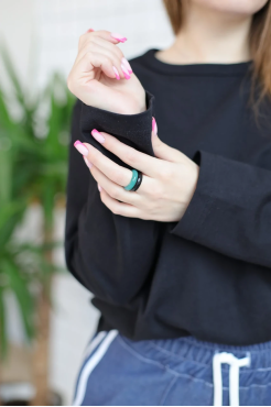 Лонгслів жіночий 50-52 чорний (470Sb) - фото 4